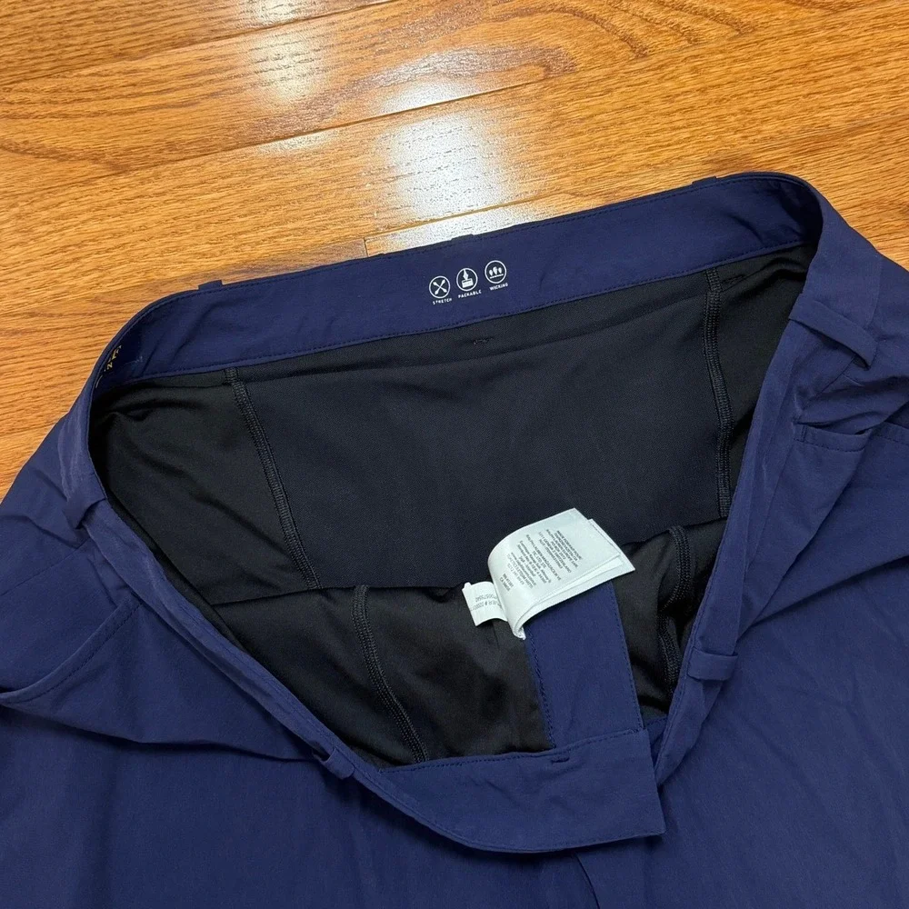 Polo Golf Ralph Lauren Shorts Mens 38 Lined Blue Performance Stretch Wicking